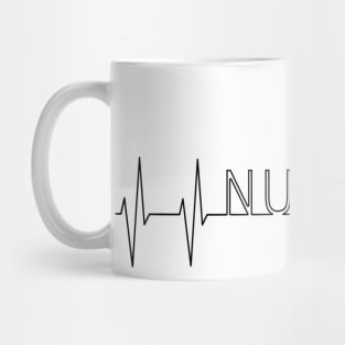 Nurse ecg funny gift Mug